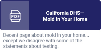 California DHS - Mold in your Home